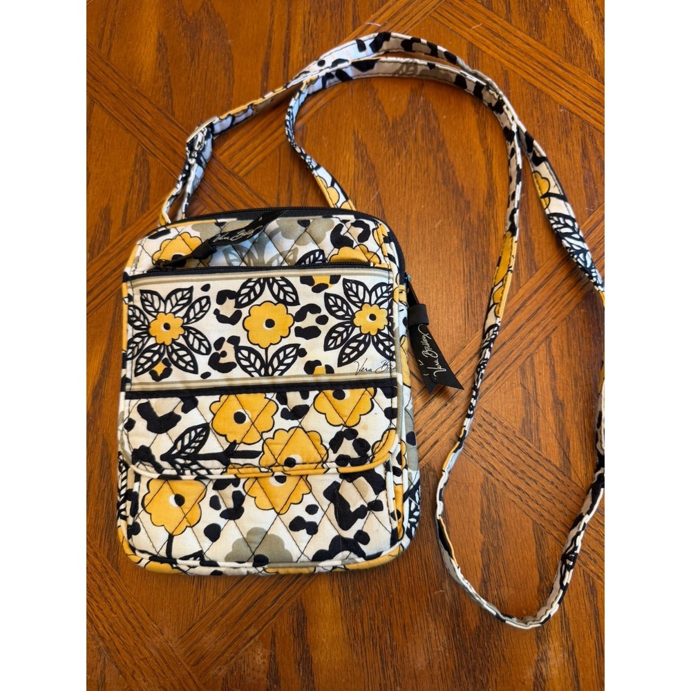 Vera Bradley  Zip Top Crossbody Adjust Shoulder Bag
